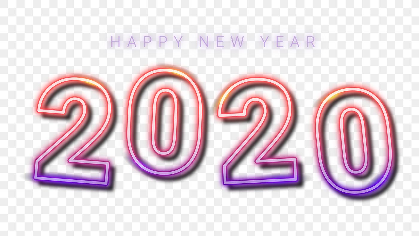 2020 Happy New Year purple neon png | Royalty free ... 2020 Happy New Year purple neon png | Royalty free ...