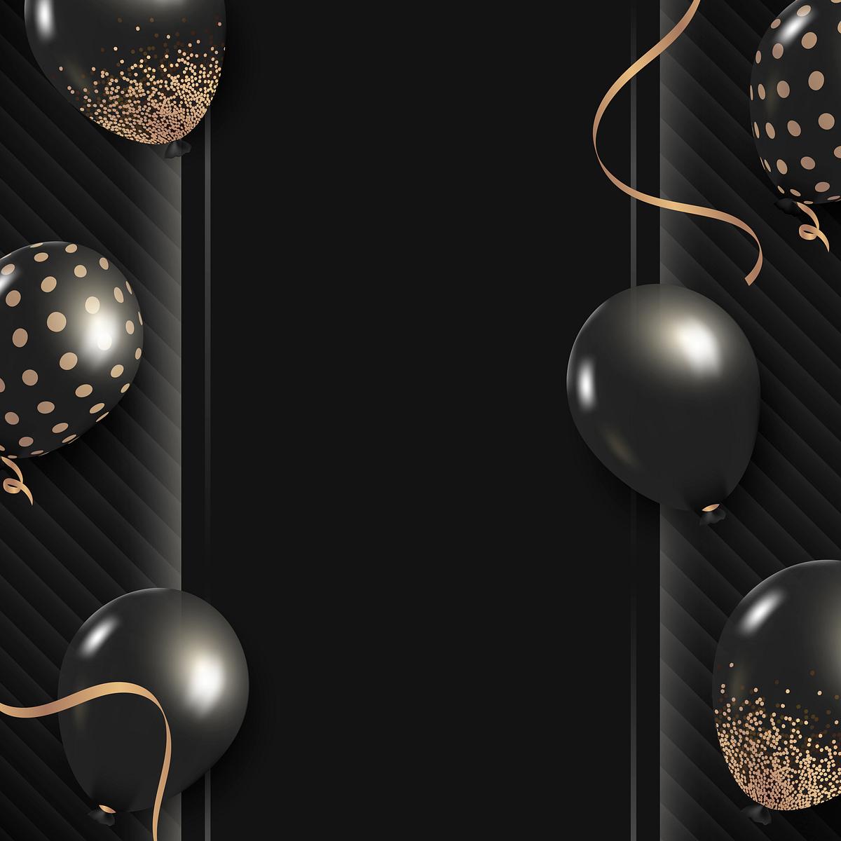 Featured image of post Elegant Black And Gold Balloon Background We can also picture this garland making a grand statement at your super chic halloween party or new years eve bash