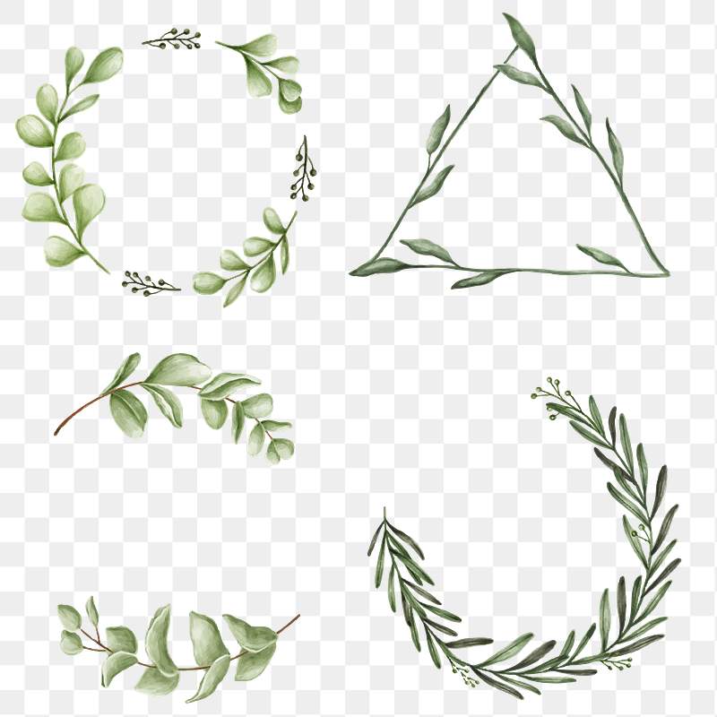 Botanical Wreath Png Royalty Free Stock Transparent Png 2032914