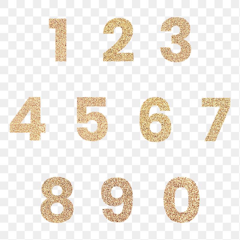 number 0 glitter typography free transparent png 2107793