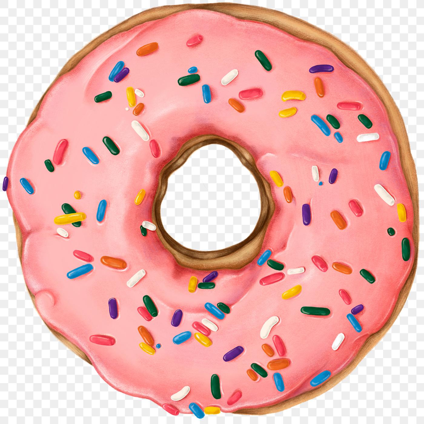Delicious doughnut drawing png | Free transparent png - 2048632