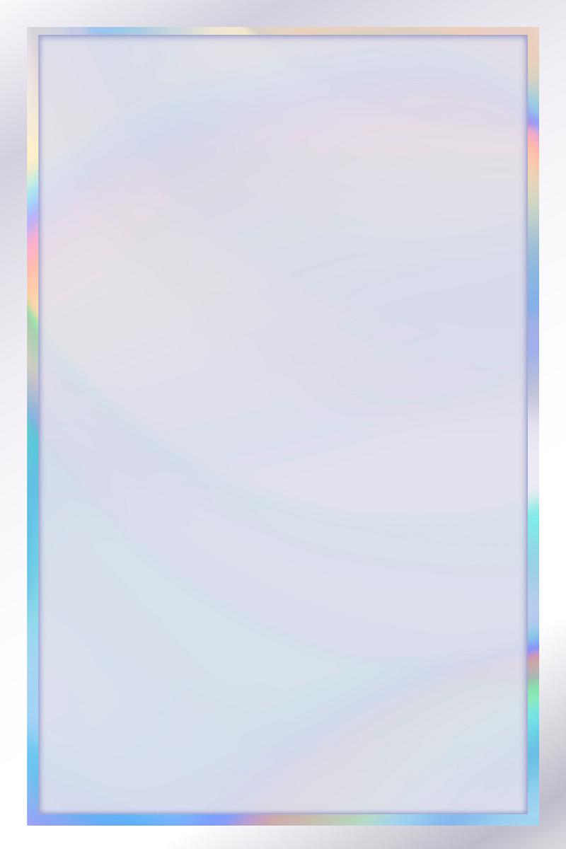 Holographic frame template vector Premium Vector rawpixel Holographic frame template vector Premium Vector rawpixel