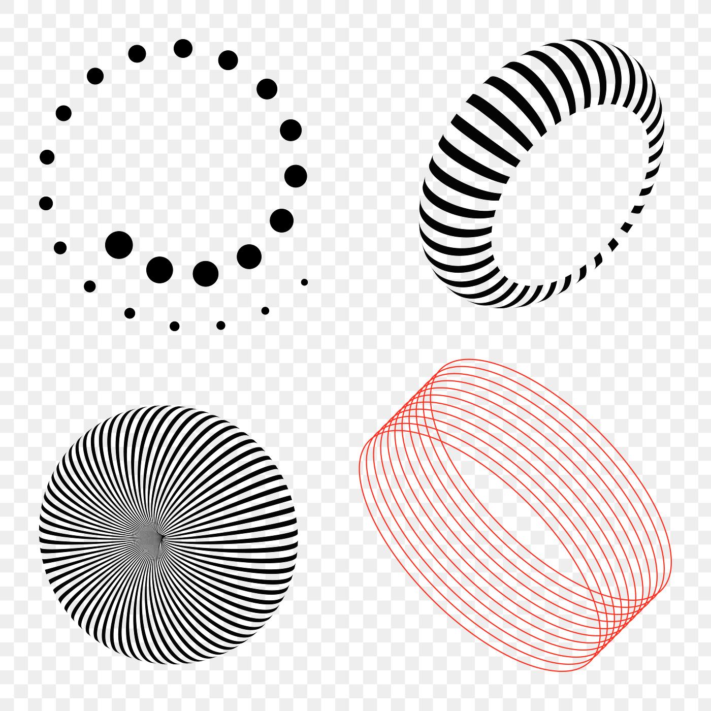 Geometric shapes set png | Royalty free stock photo - 2051802