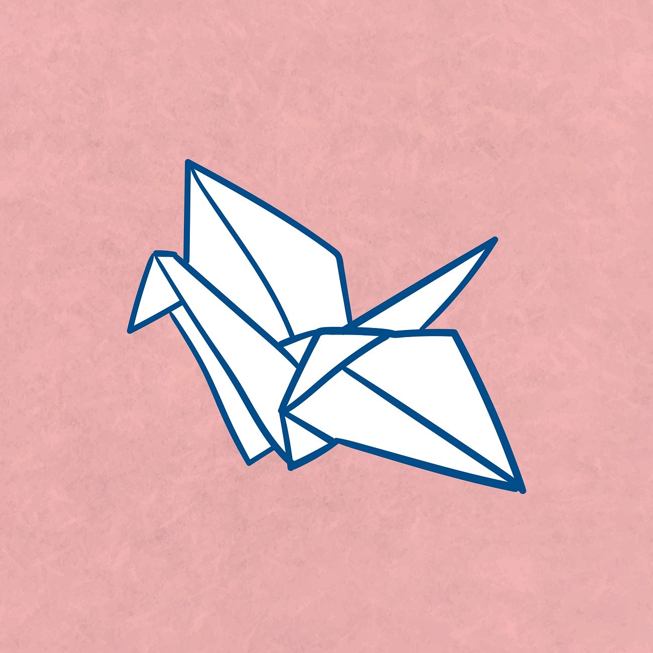 Japanese origami bird | Free vector - 2102402