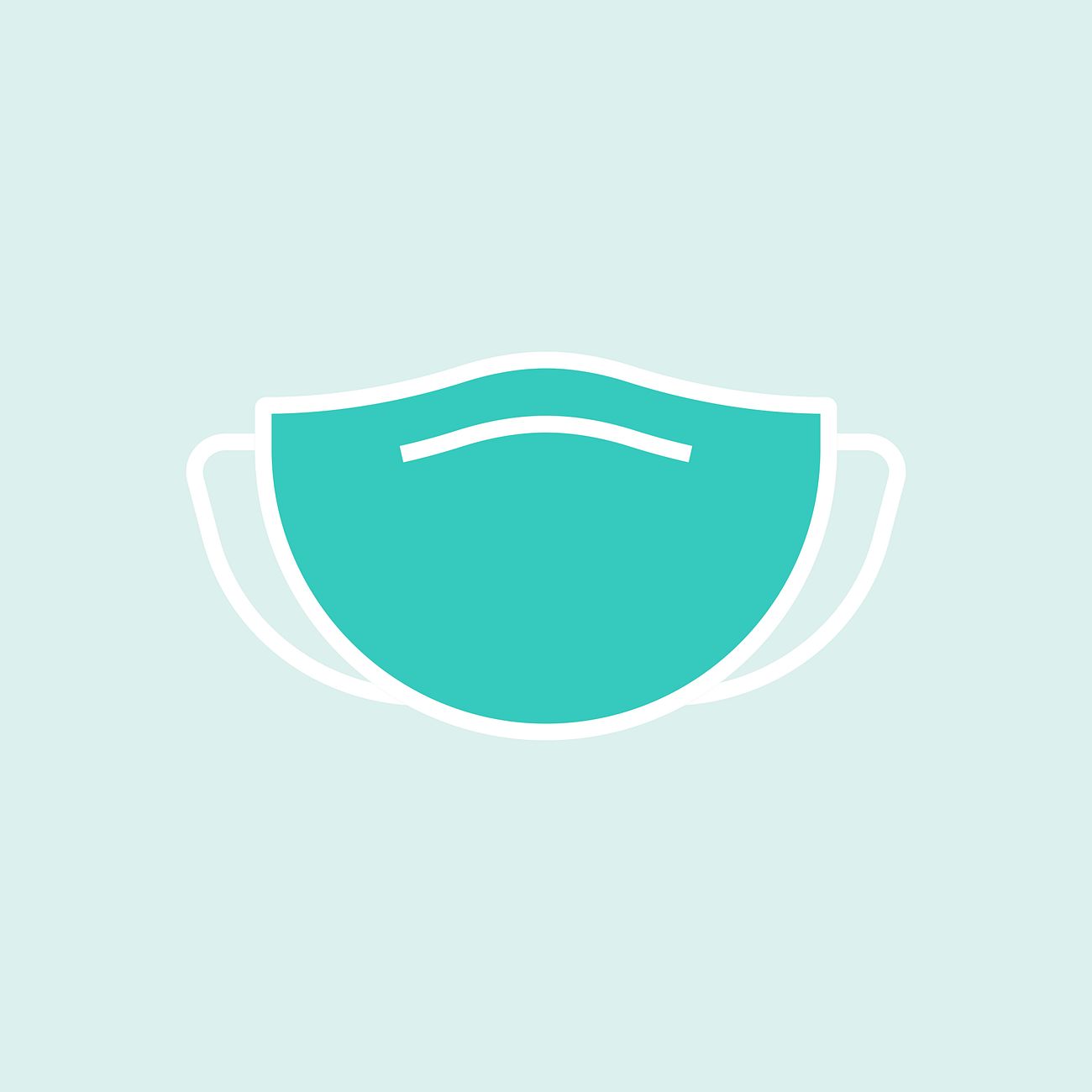 Download Green face mask vector | Free vector - 2292422
