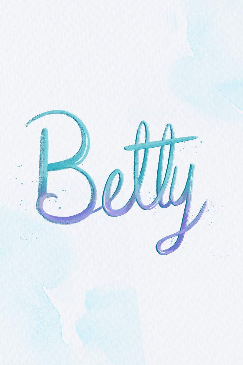 Download Betty Two Colored Psd Lettering Font Free Stock Illustration High Resolution Graphic