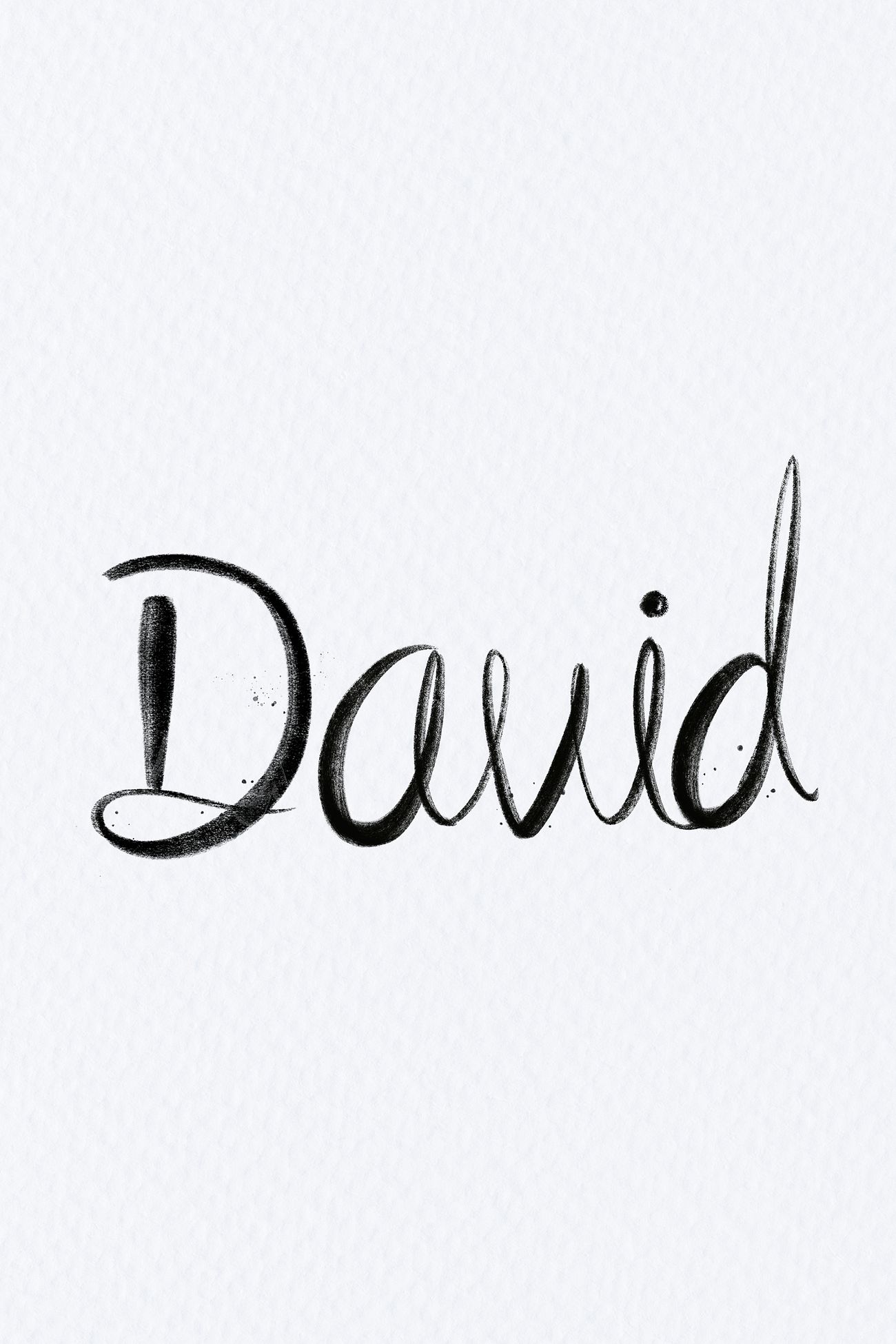 Hand drawn David psd font | Free PSD - rawpixel