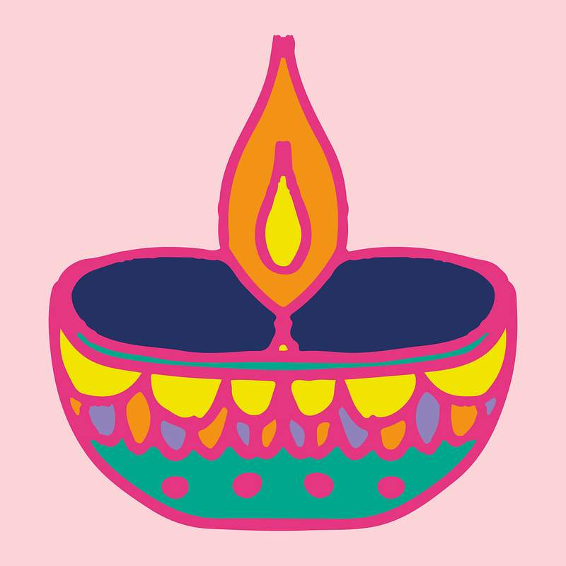 Diwali Indian Rangoli Candle Psd Illustration Free Illustration 2652763