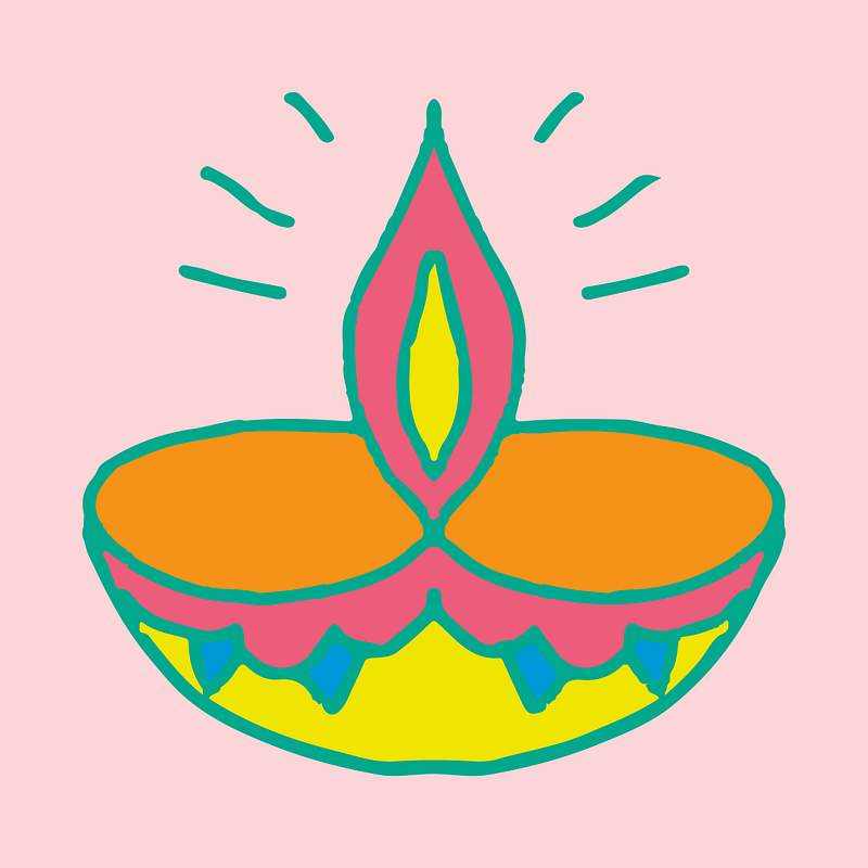 Diwali Indian Rangoli Candle Psd Illustration Free Illustration 2653013