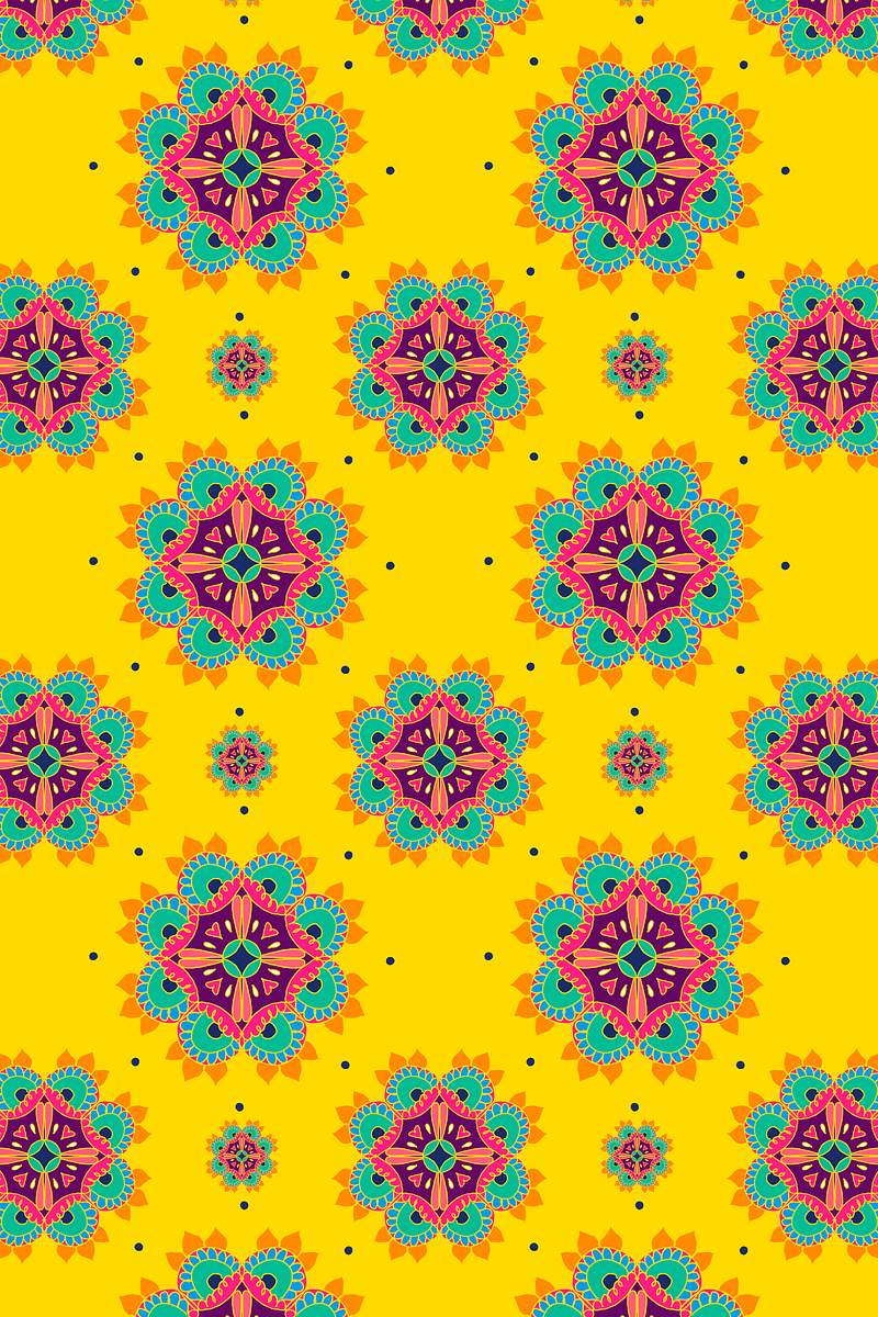 Diwali Indian Mandala Psd Pattern Background Free Illustration 2658266