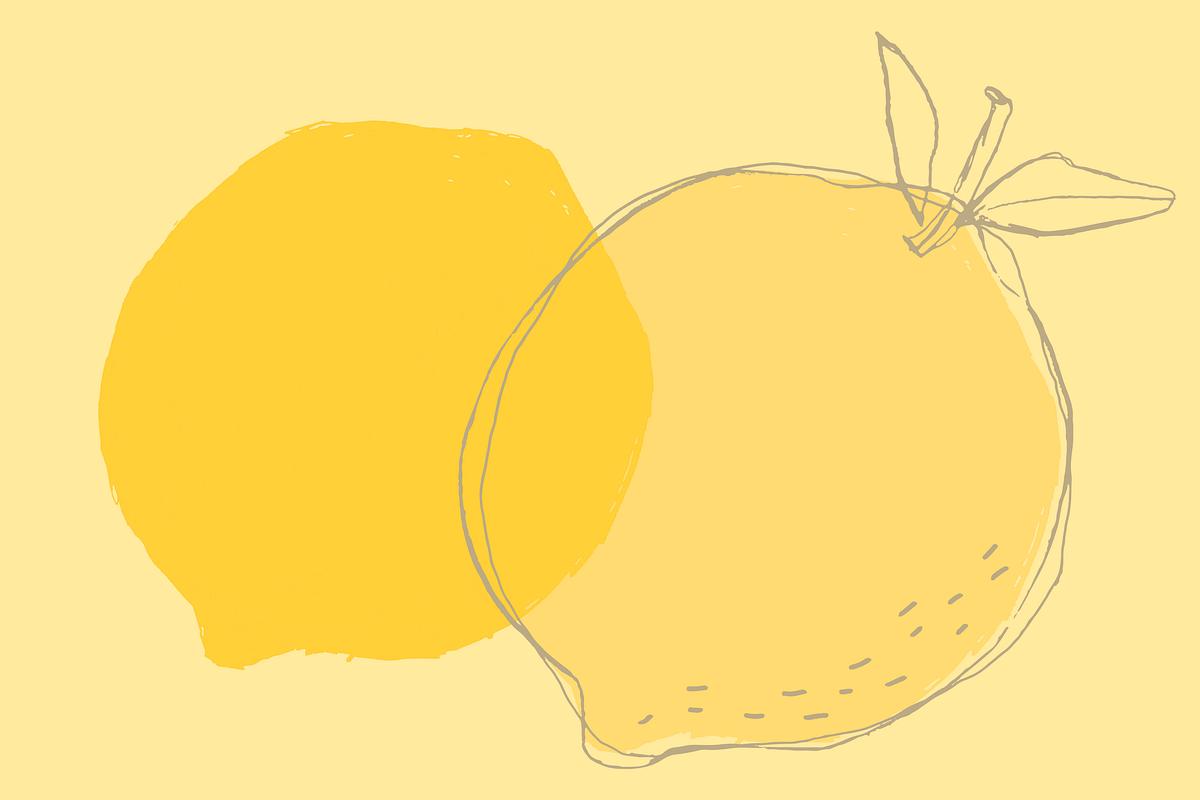 Лимон вектор лого. Желтый дудл. Девять лимонов