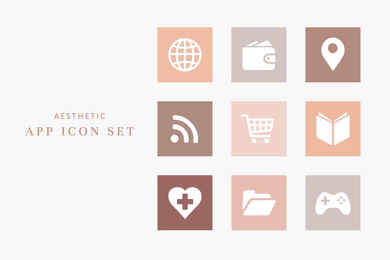 Aesthetic App Icons Design Elements High Quality Royalty Free Stock Graphic Rawpixel Aesthetic App Icons Design Elements High Quality Royalty Free Stock Graphic Rawpixel