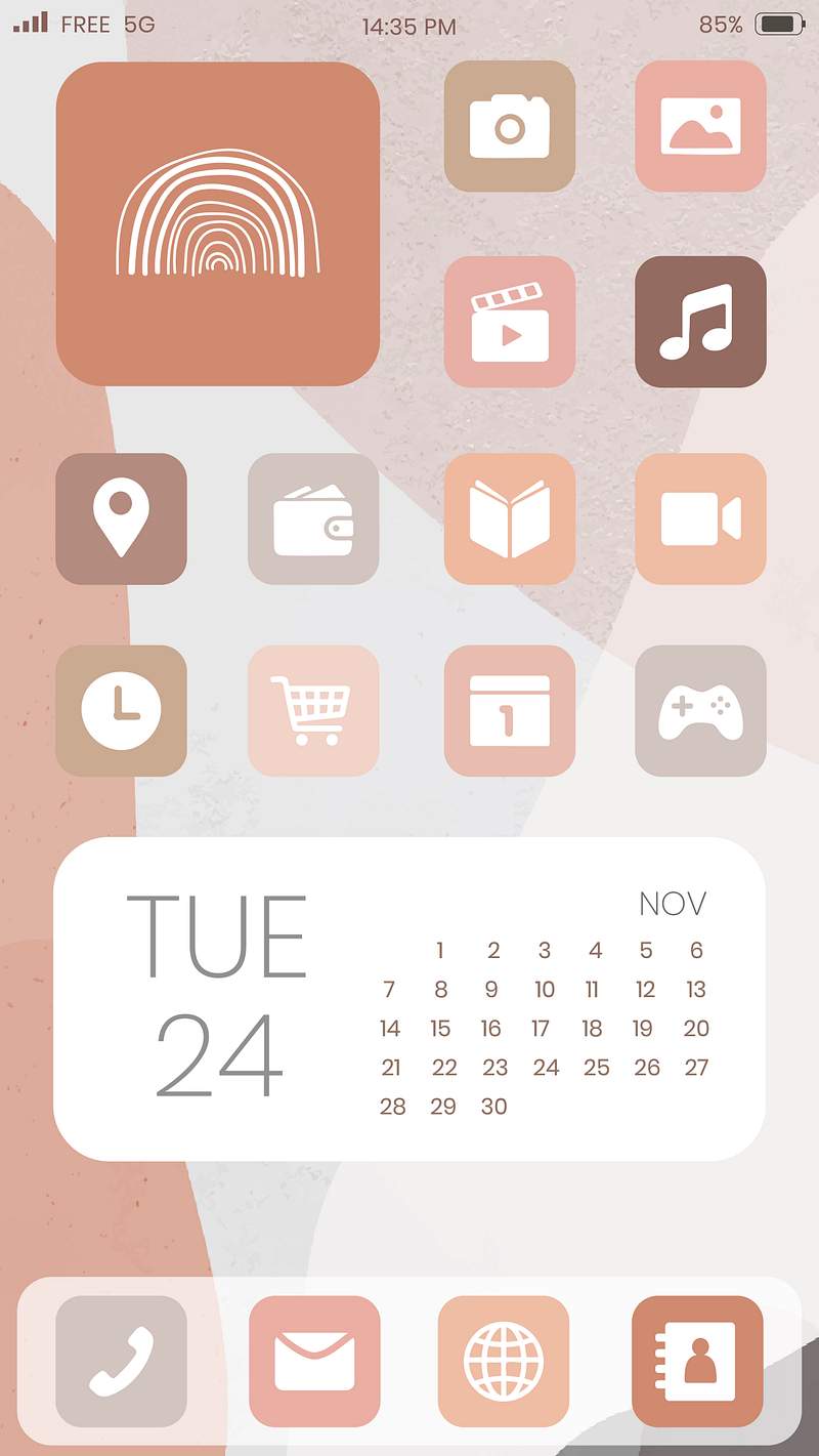 Phone Home Screen Vector Aesthetic Premium Vector Rawpixel Phone Home Screen Vector Aesthetic Premium Vector Rawpixel