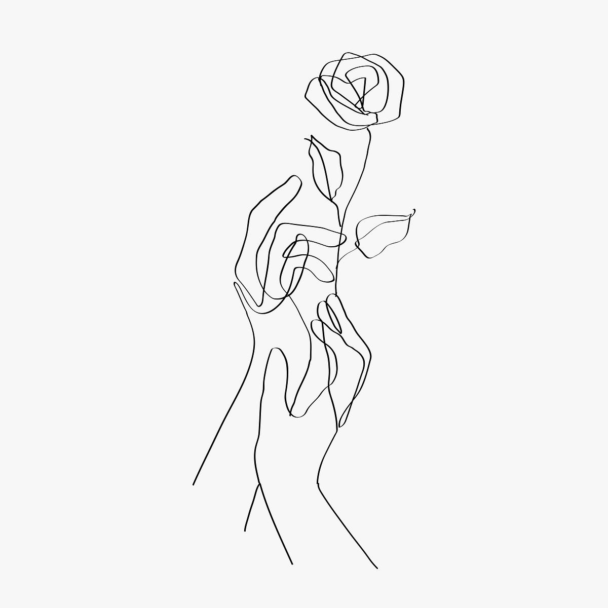 Minimal Line Art Hands Floral Free Photo Rawpixel Minimal Line Art Hands Floral Free Photo Rawpixel
