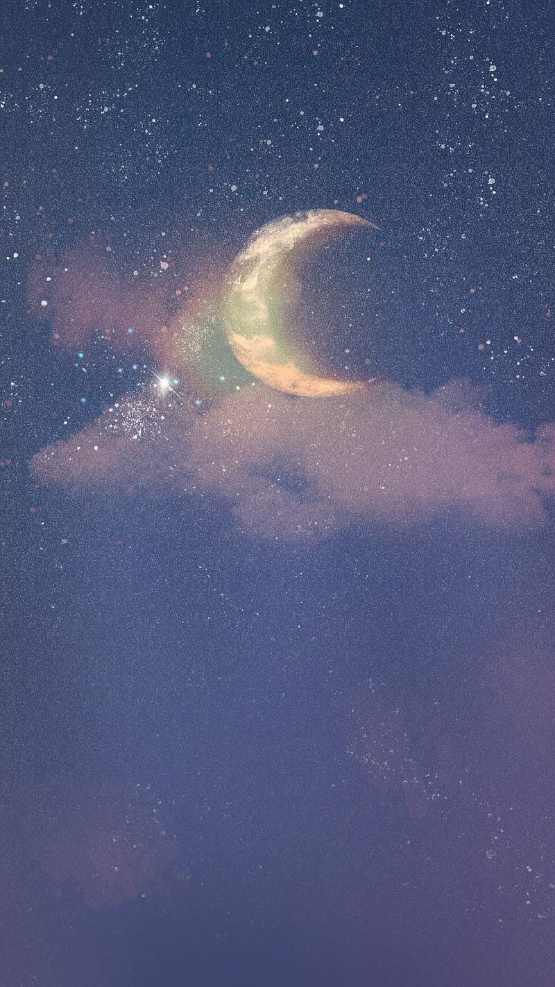 Beautiful night sky background psd | Premium PSD - rawpixel