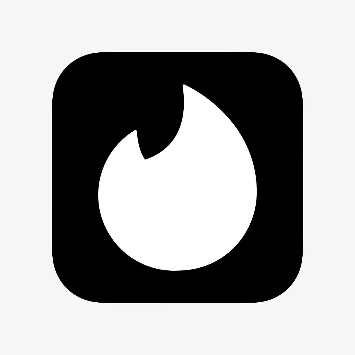 Tinder flat graphic icon for social | Free Icons - rawpixel