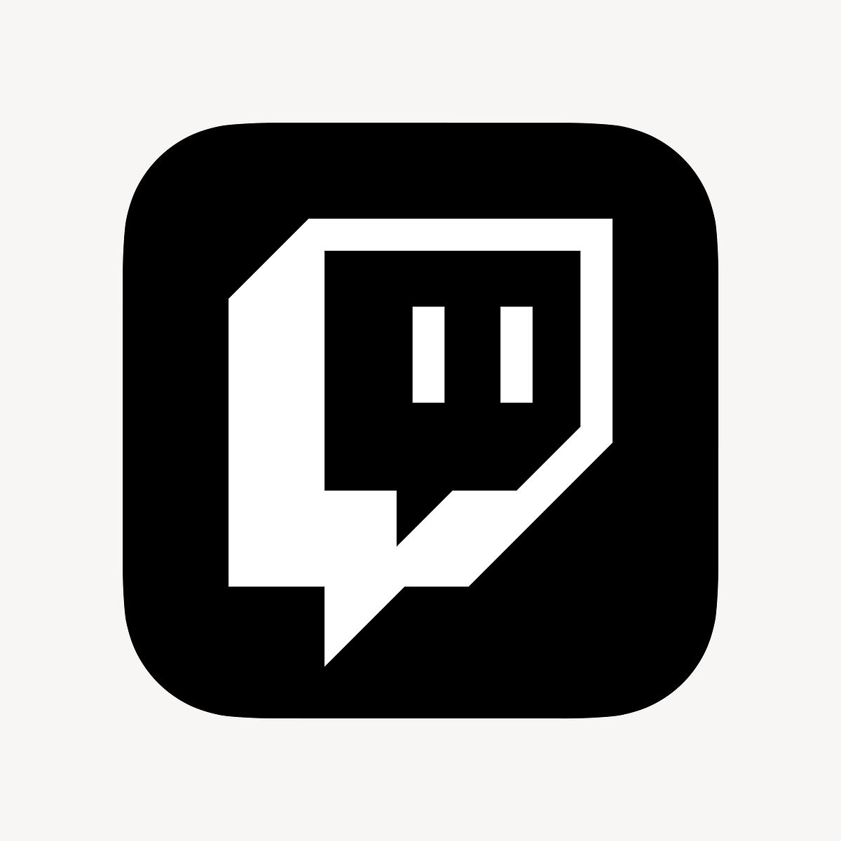 Twitch flat graphic icon for social | Free Icons - rawpixel
