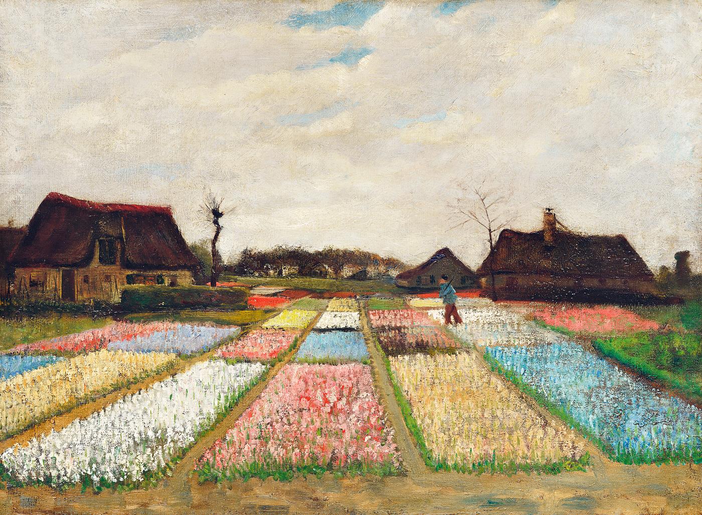Flower Beds in Holland (1883) by Vincent Van Gogh. Original from The National Gallery of Art. Digitally enhanced by rawpixel. Flower Beds in Holland (1883) by Vincent Van Gogh. Original from The National Gallery of Art. Digitally enhanced by rawpixel.
