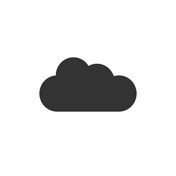 Cloud Icon Vector Free Vector
