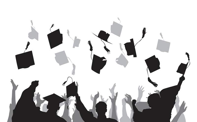 Studenten Jung Cartoon Fisten