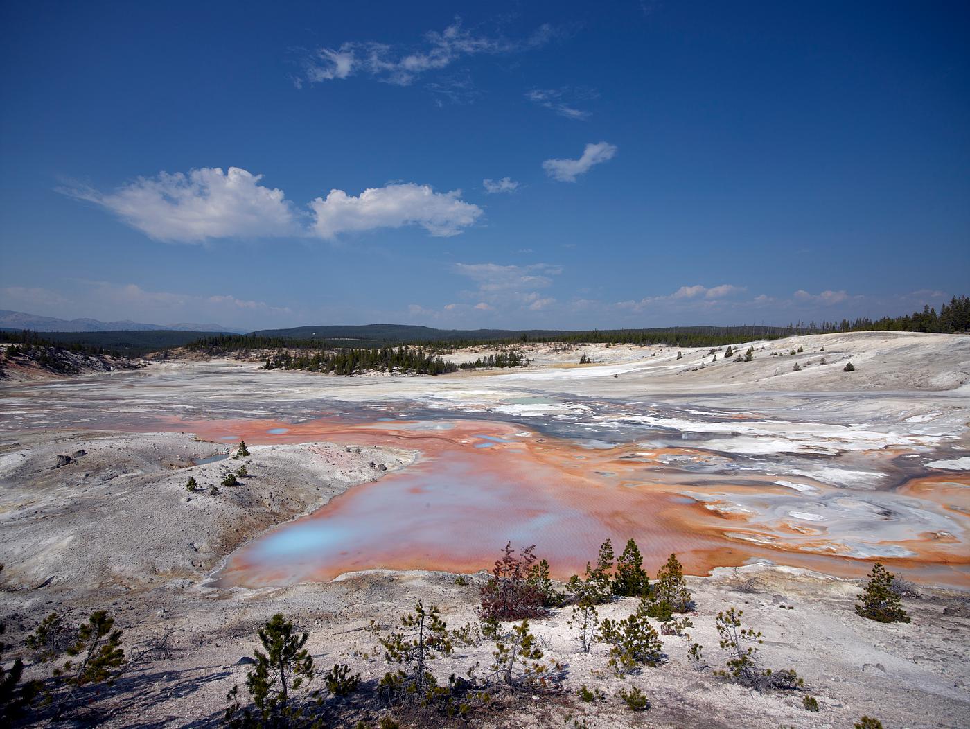 The Porcelain Basin, a thermally active area within Yellowstone National Park. Original image from Carol M. Highsmith’... The Porcelain Basin, a thermally active area within Yellowstone National Park. Original image from Carol M. Highsmith’...